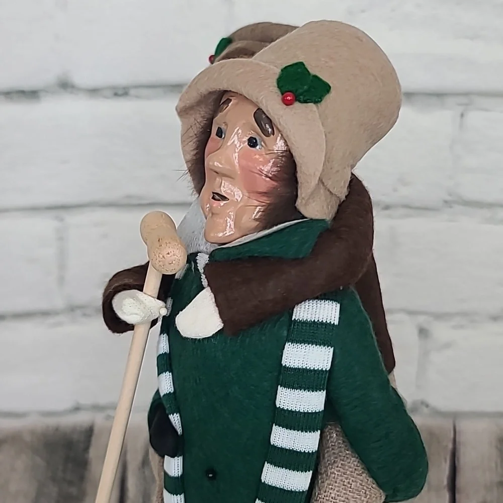 Byers' Choice Caroler 1991-94 Bob Cratchit & Tiny Tim From 
